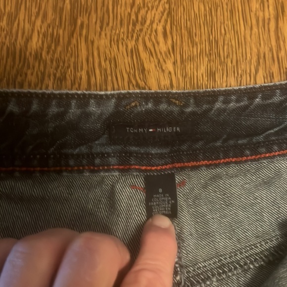 Tommy Hilfiger Denim  Jeans Zip Close Double Button Size 8 - Picture 4 of 6